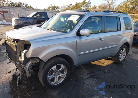 2013 Honda Pilot Ex-L from USA, damaged, VIN 5FNYF3H59DB043603